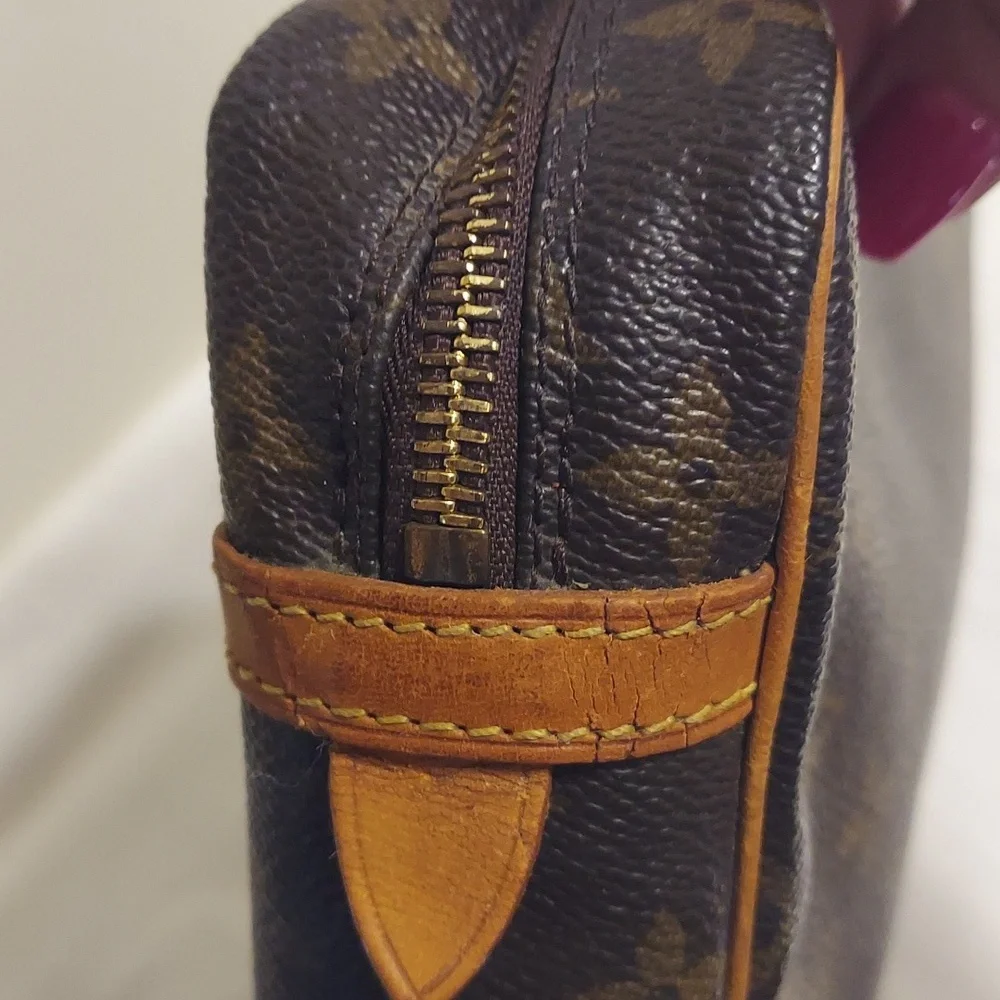 AUTHENTIC Louis Vuitton Vintage Monogram Compiegne Clutch Cosmetic Bag Pouch